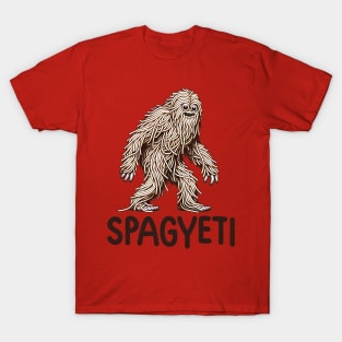 SpagYeti - The Noodle Monster T-Shirt